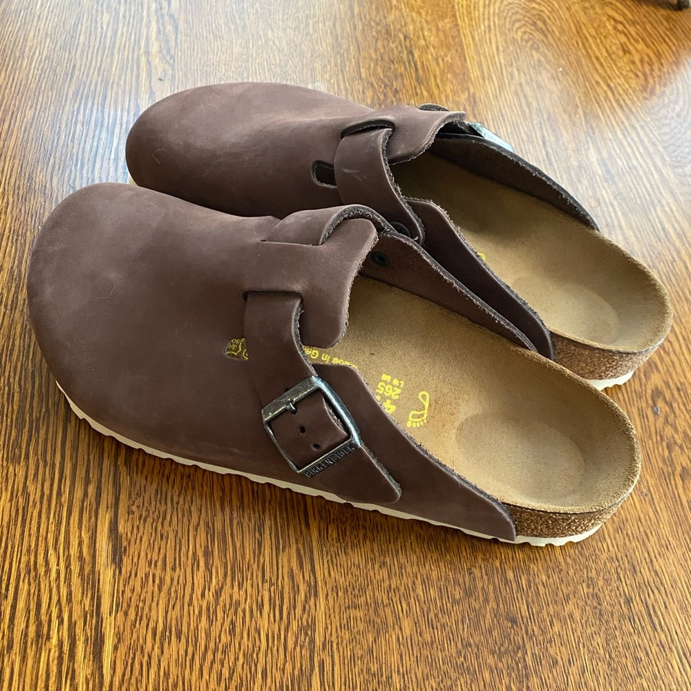 Brand new, out of box, size 41 Boston Birkenstock clogs